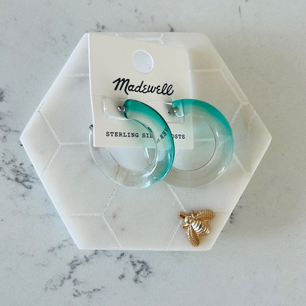 💖HP 5/12💖Madewell Ombré Resin Hoop Earrings